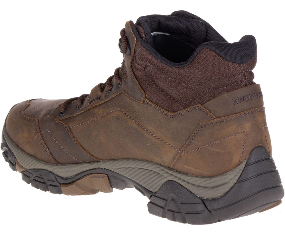 Merrell Støvler Herre - Moab Adventure Mid Waterproof Wide Width - Brune - TCI924563